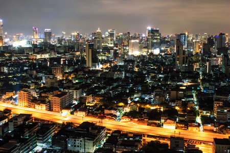 City view at Bangkok Thailandのeditorial素材