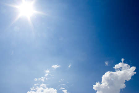 clouds on the blue skyの写真素材