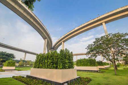 Industry Ring bridge in Bangkok, Thailandの写真素材