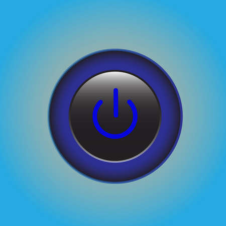 Start power button vector design