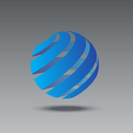 Abstract colorful circle vector icon 
templateのイラスト素材