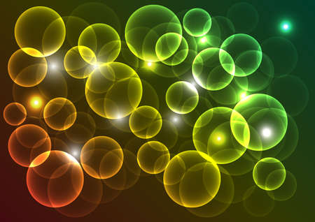 Abstract background with bokeh lights and starsのイラスト素材