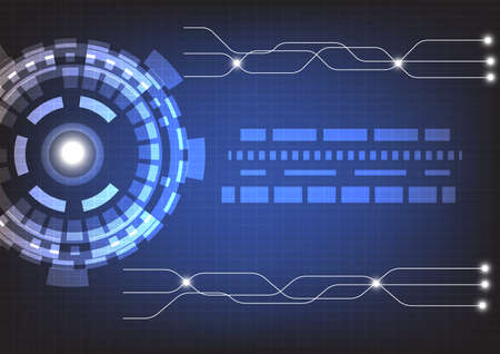 Abstract technology background vector