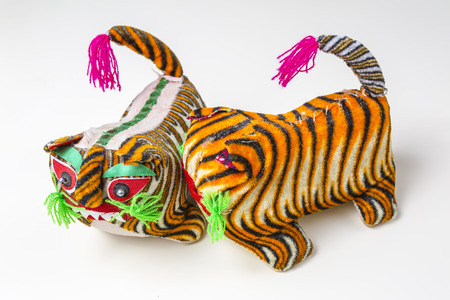 Cloth tiger dollの写真素材
