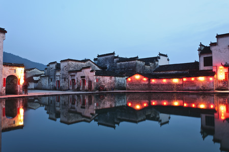 Landscape of Hongcun, Chinaのeditorial素材
