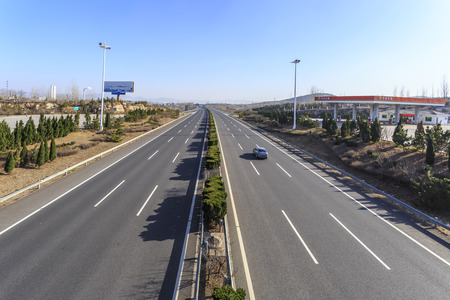 highway in Chinaのeditorial素材