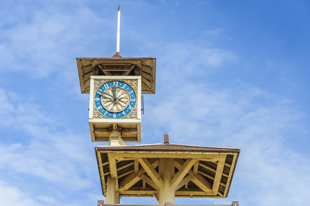 watchtower at beachの写真素材