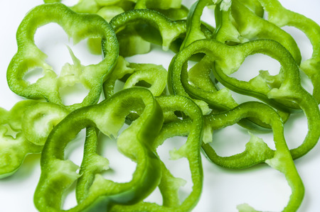 Green pepperの写真素材