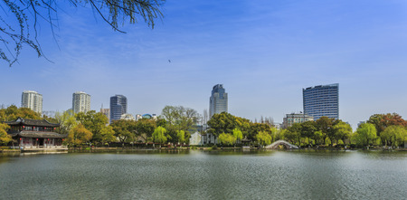Ningbo Moon Lake sceneryのeditorial素材