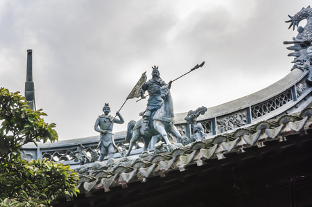 Chinese architecture roofの写真素材