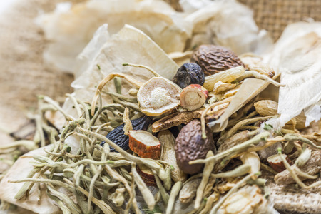 Chinese herbal medicineの写真素材