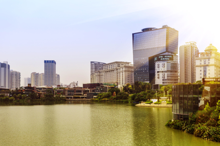 Nanning folk Lakeのeditorial素材