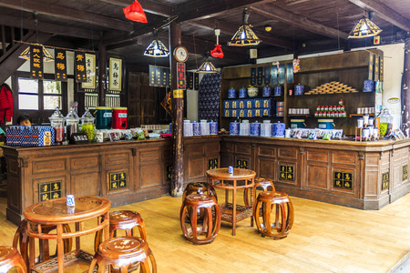 Traditional Chinese shopのeditorial素材
