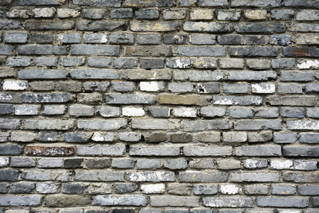 Green brick wall