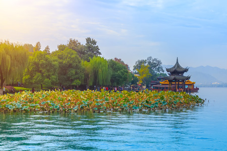 West Lake Pavilionのeditorial素材