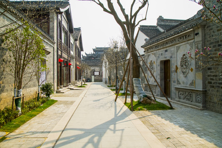 Old buildings in Nanjingのeditorial素材