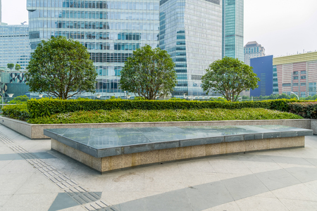 City square landscape viewのeditorial素材