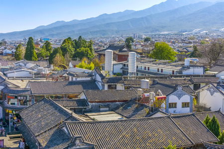 Ancient town of Yunnan, Dali, Chinaのeditorial素材