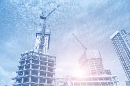 Construction siteの写真素材