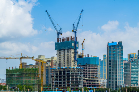 Construction siteのeditorial素材