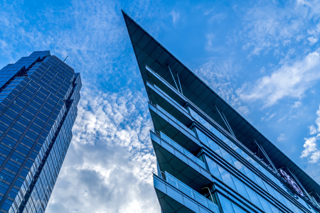 Low angle view of skyscrapersのeditorial素材