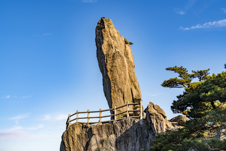 The scenery of Mount Huangshanの写真素材