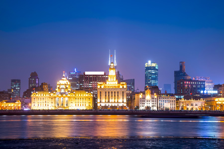Shanghai bund night