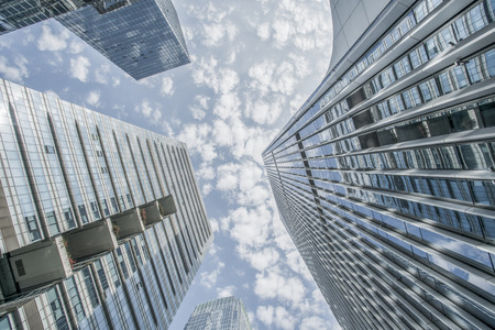The skyscraper building landscape in Shenzhen Financial District