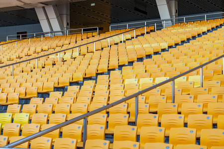 Stadium stand seatのeditorial素材