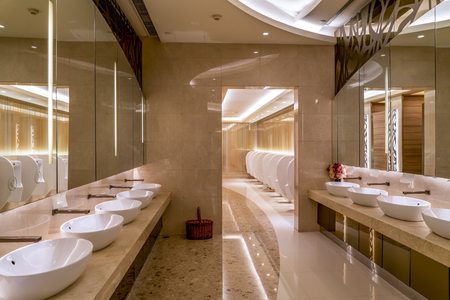 Luxury hotel washroomのeditorial素材