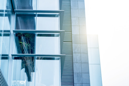 Close-up of modern building in Chinaのeditorial素材