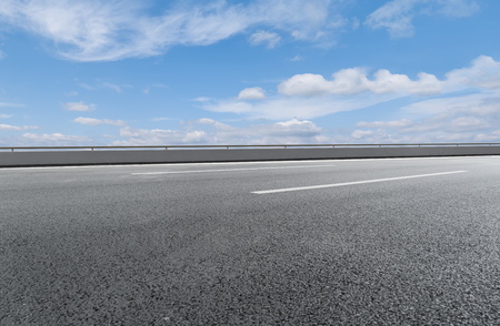 Empty asphalt roadの写真素材