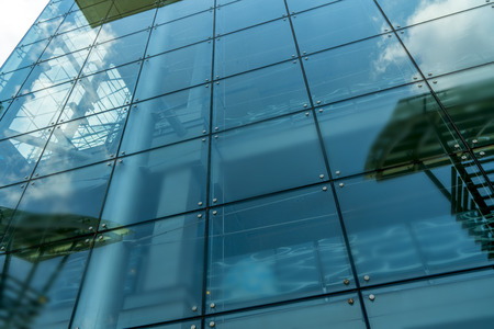 Skyscraper glass of commercial building officeのeditorial素材
