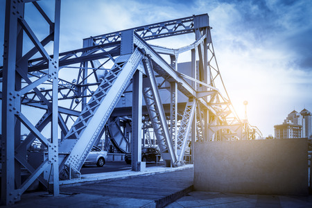 Tianjin Liberation Bridgeの写真素材