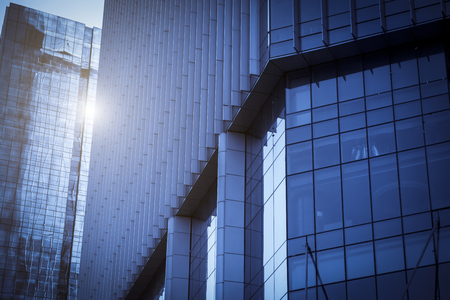 skyscrapers in commercial districtのeditorial素材