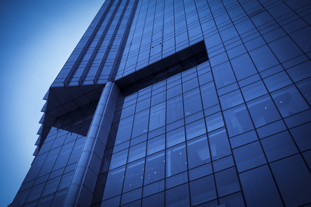 skyscrapers in commercial districtのeditorial素材