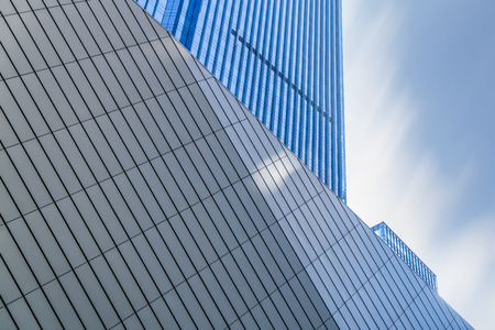 Looking up at the skyscraper