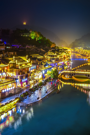 Phoenix Ancient City Night Sceneの写真素材