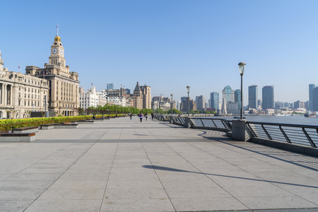 Shanghai Bund sceneryの写真素材