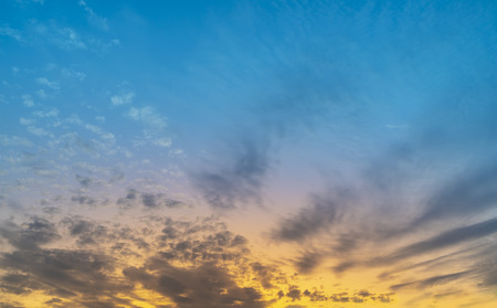 Sunset sky