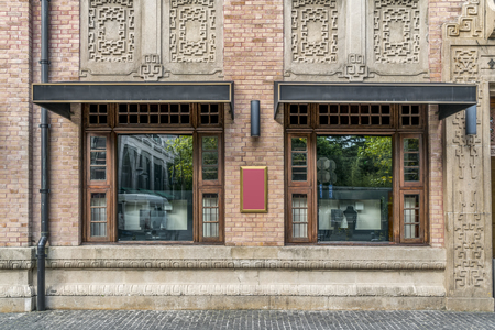 Shanghai Bund old building doors and windows