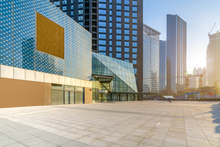 City modern architecture skylineのeditorial素材