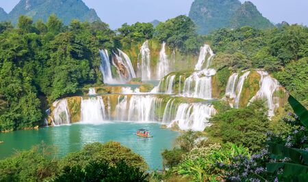 China's Guangxi Detian Waterfallの写真素材