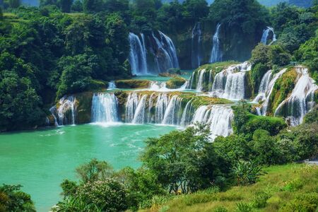 China's Guangxi Detian Waterfallの写真素材