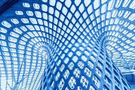 Building structure line background