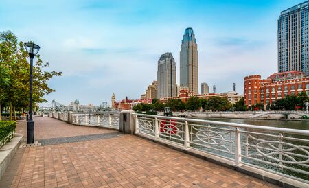 Tianjin City Architecture Landscape Skylineの写真素材