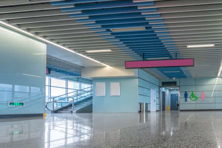 Hallway in subway station
