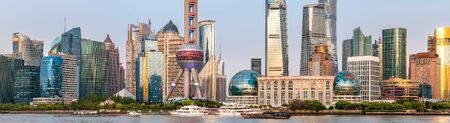 Modern architecture of Shanghai Lujiazui Financial District