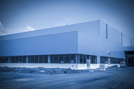 Modern factory building