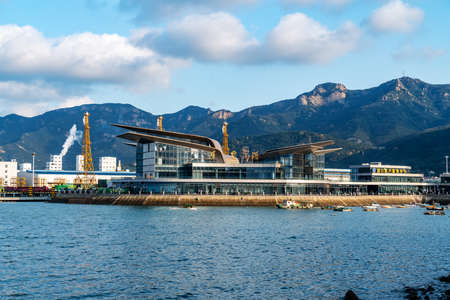 Lianyungang Container Terminalのeditorial素材